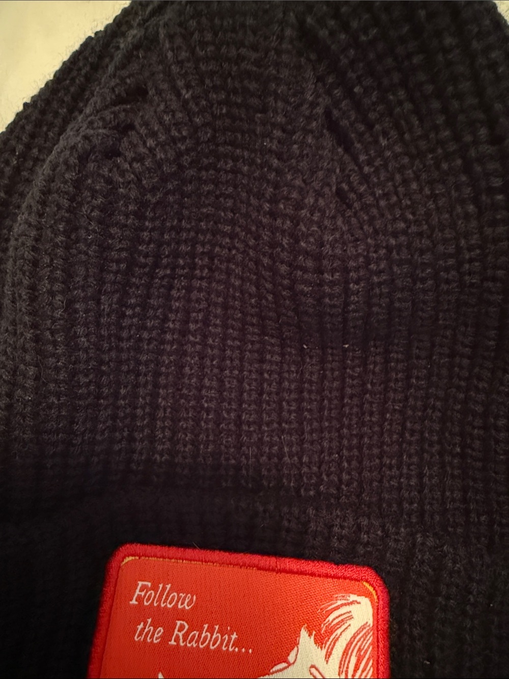 Black Playboy beanie. - Picture 2 of 4